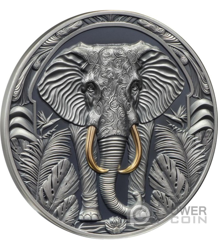 ELEPHANT Save the Powers 2 Oz Silver Coin 5 Niue 2024