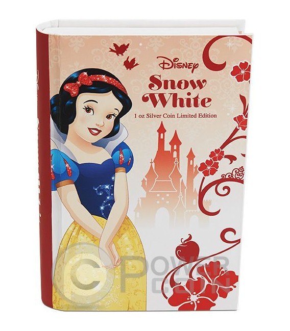 SNOW WHITE Disney Princess 1 oz Silver Proof Coin 2$ Niue 2015