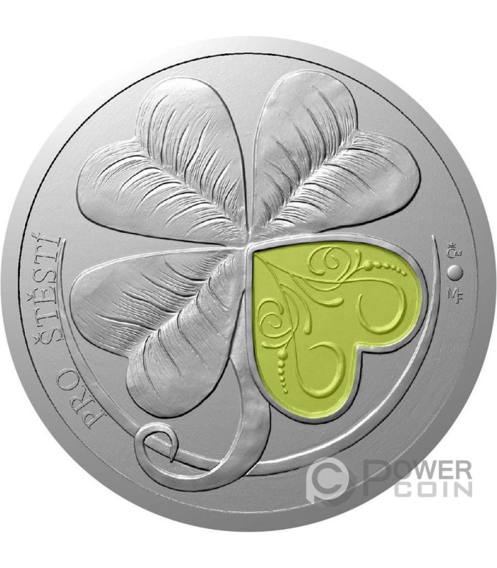 FOUR LEAF CLOVER 1 Oz Silver Medal 2024