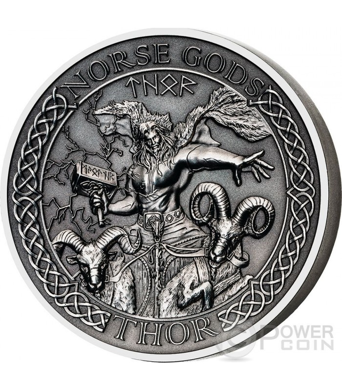 THOR Norse Gods High Relief 2 Oz 10 2015