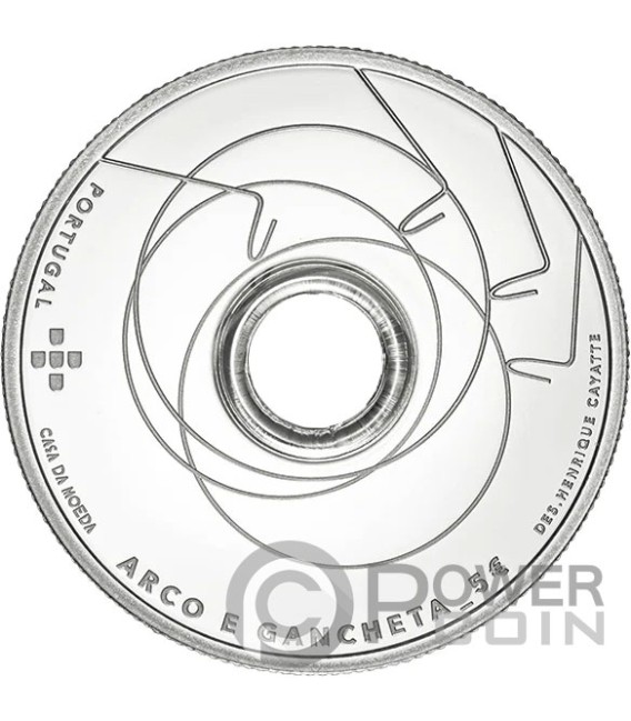 HOOP AND STICK Children Games Silver Coin 5€ Euro Portugal 2022