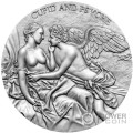 CUPID AND PSYCHE 2 Oz Monnaie Argent 2000 Francs Cameroon 2024
