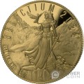 SELECTIUM HELVETIA Supergold Moneda Aleación Oro 25$ Solomon Islands 2024