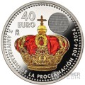REY FELIPE König Silber Münze 40€ Euro Spain 2024