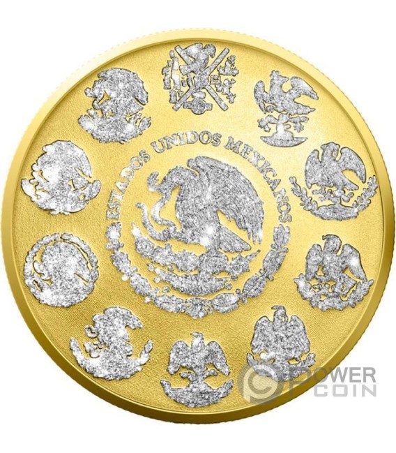 LIBERTAD Diamond Dust Gold 1 Oz Monnaie Argent Mexico 2023
