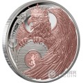 GRYPHON Heraldic Beasts 1 Oz Moneda Plata 1$ Niue 2024