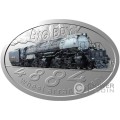 BIG BOY Famous Steam Locomotives 1 Oz Moneda Plata 1$ Niue 2024