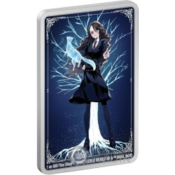 OTTER Hermione Granger Patronus 1 Oz Moneda Plata 2$ Niue 2024