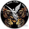LIBERTAD SALVAJE 1 Oz Серебро Монета Мексик 2024