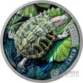 RED EARED TURTLE 2 Oz Moneda Plata 2$ Niue 2024