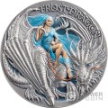 FROST DRAGON 2 Oz Silver Coin 2000 Francs Cameroon 2024