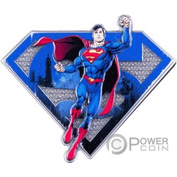 FULL OF SUPERPOWER Superman 3 Oz Moneda Plata 5$ Barbados 2025