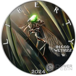 CICADA APOCALYPSE 1 Oz Серебро Монета 1$ США 2024