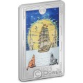 MOON Tarot Cards 1 Oz Moneda Plata 2$ Niue 2024