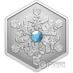 SNOWFLAKE Fiocco di Neve Moneta Argento 20$ Canada 2024