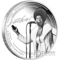 ARETHA FRANKLIN 1 Oz Moneda Plata 1$ Tuvalu 2024