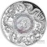 DOUBLE DRAGON 2 Oz Moneda Plata 2$ Australia 2024