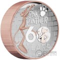 PINK PANTHER 60 Aniversario 5 Oz Moneda Plata 5$ Tuvalu 2024