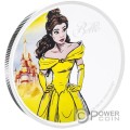 BELLE Disney Princess 1 Oz Moneda Plata 2$ Niue 2024