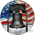 LIBERTY BELL AmericArt 1 Oz Серебро Монета 1$ США 2024