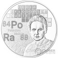 MARIE CURIE Polish Nobel Prize Winners 1 Oz Moneda Plata 1$ Niue 2024