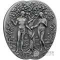 GARDEN OF EDEN Apfel 5 Oz Silber Münze 5000 Franken Cameroon 2024