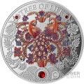 AUTUMN TREE OF LIFE 1 Oz Moneda Plata 5 Cedis Ghana 2025