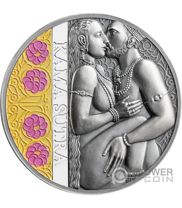 KAMA SUTRA I Moments of Love 1 Oz Silver Coin 1000 Francs Cameroon 2025