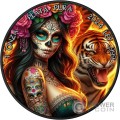 DIA DE LOS MUERTOS Special Edition 1 Oz Moneda Plata Mexico 2024