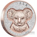 KOALA Native Impressions 1 Oz Moneda Plata 2$ Niue 2025