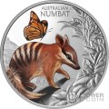 BABY NUMBAT Cute and Cuddly 1 Oz Silver Coin 1$ Niue 2025