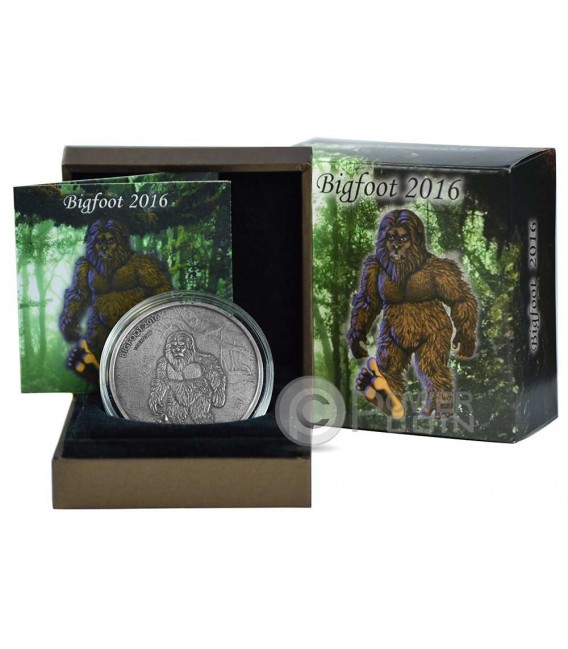 BIGFOOT Sasquatch 1 Oz Silber M nze 1000 Francs Burkina Faso 2016