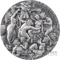 THE BACCHANALIA Celestial Beauty 5 Oz Moneda Plata 5000 Francs Cameroon 2025