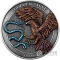 GOLDEN EAGLE 2 Oz Moneda Plata 10€ Euro Malta 2024