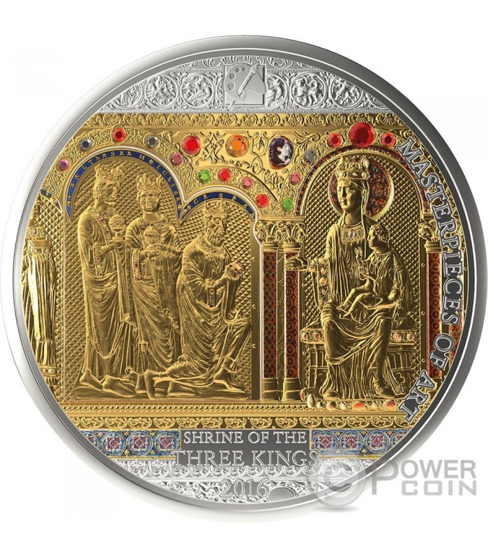 SHRINE OF THE THREE HOLY KINGS Masterpieces of Art 3 Oz Silver
