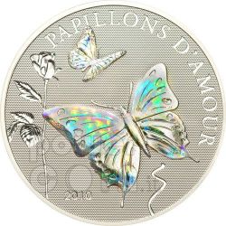 ANGEL OF LOVE Hologram Silver Coin 1000 Francs Cameroon 2010