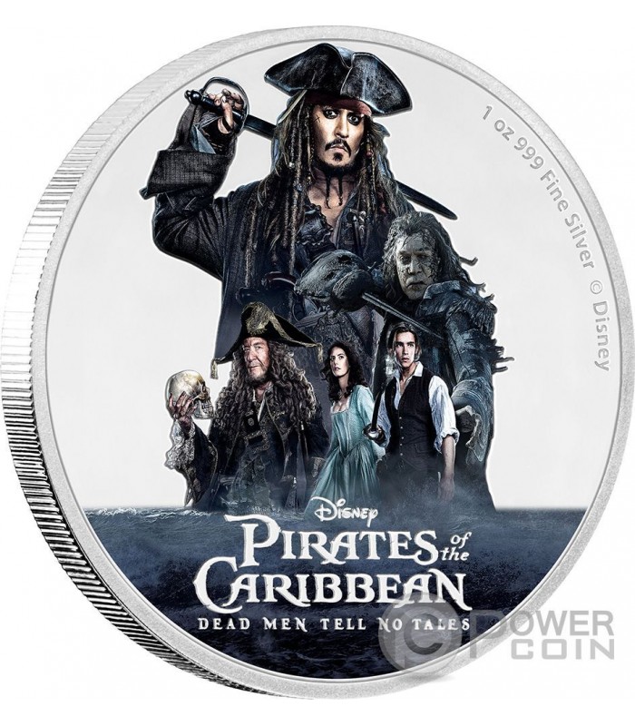 PIRATES OF THE CARIBBEAN Dead Men Tell No Tales Disney 1 Oz