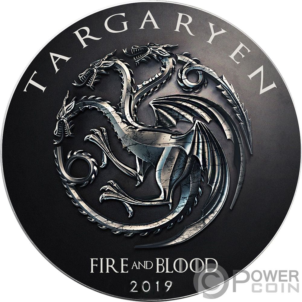 Targaryen Game Of Thrones Got Walking Liberty 1 Oz Silver Coin 1