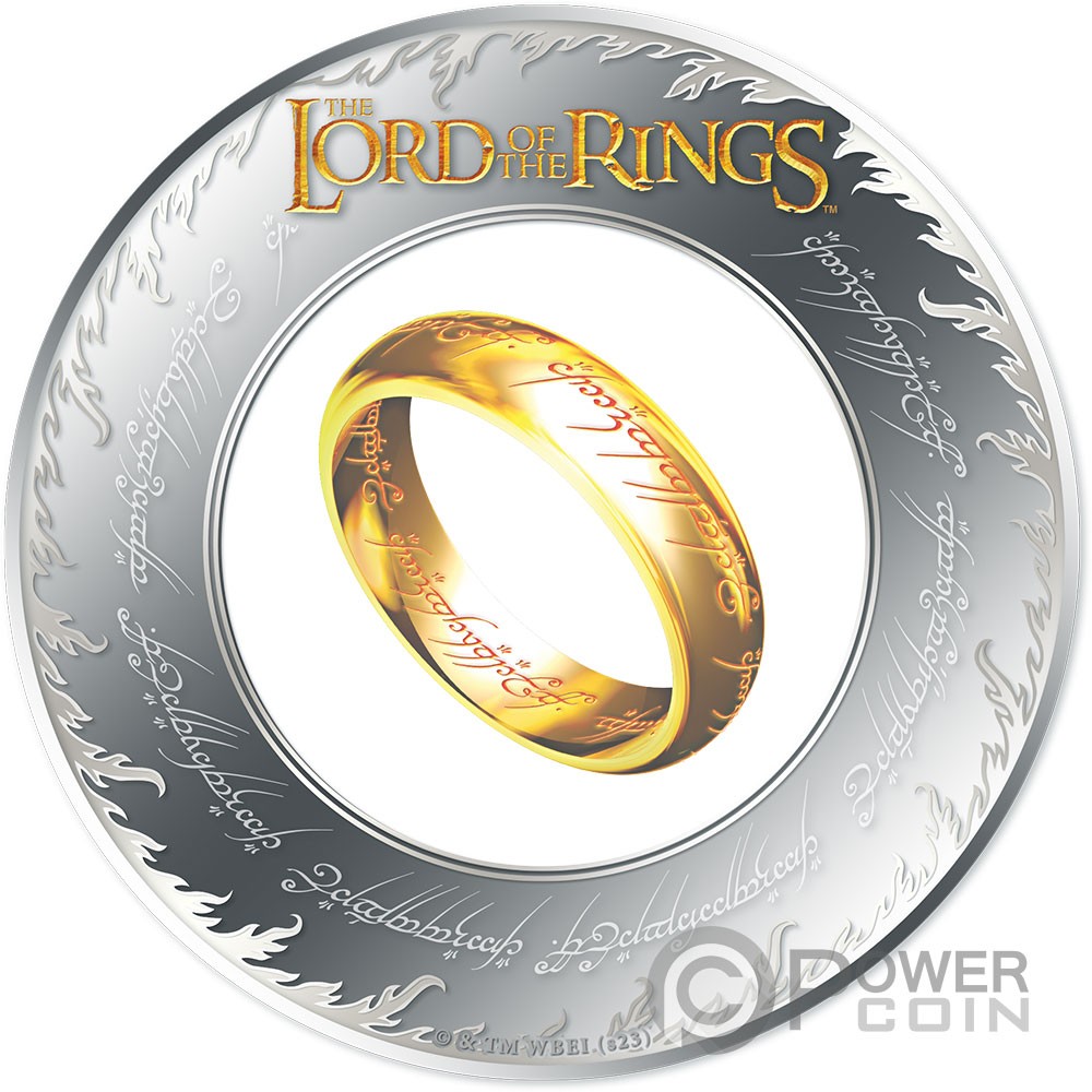 LORD OF THE RINGS 2 Oz Silver Coin 5$ Samoa 2024