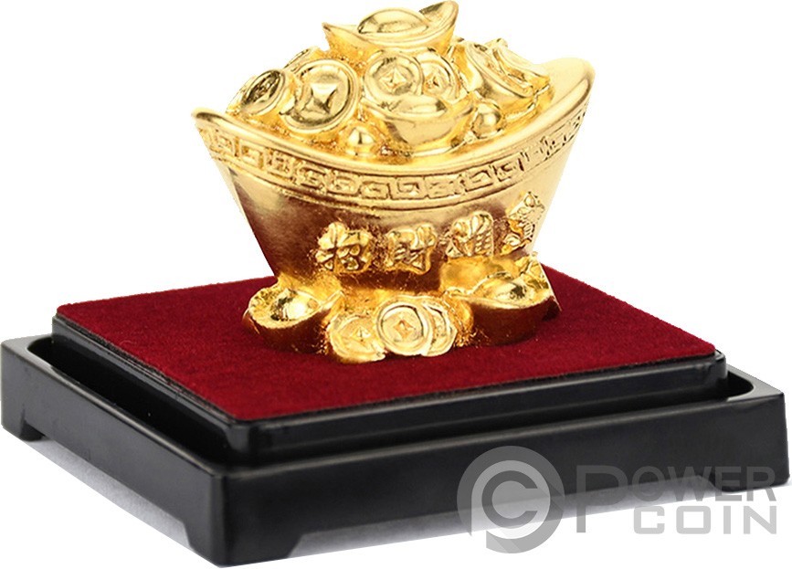BOUNTIFUL WEALTH Mini Figurine Gold Foil Singapore 2024