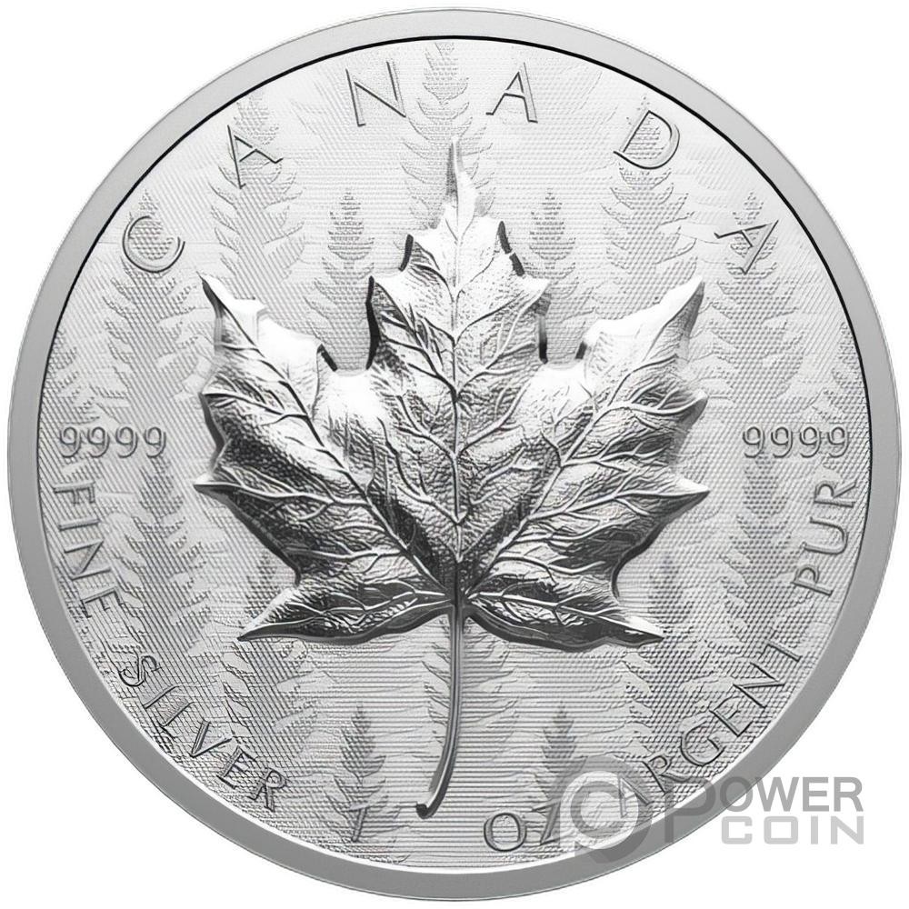 MAPLE LEAF Ultra High Relief 1 Oz Silver Coin 20$ Canada 2024
